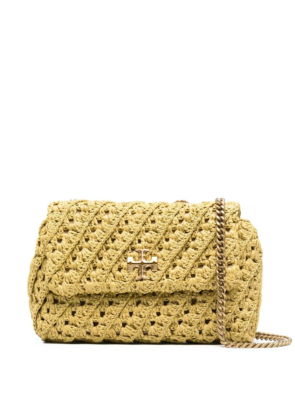 Kira crochet-knit shoulder bag | Farfetch Global