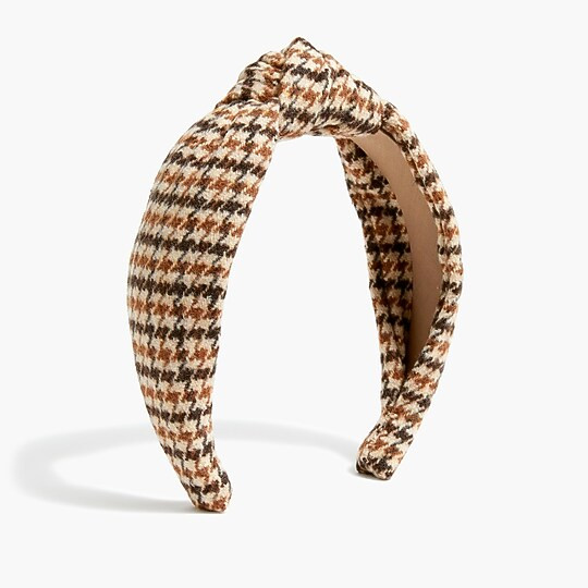 Houndstooth knot headband | J.Crew Factory