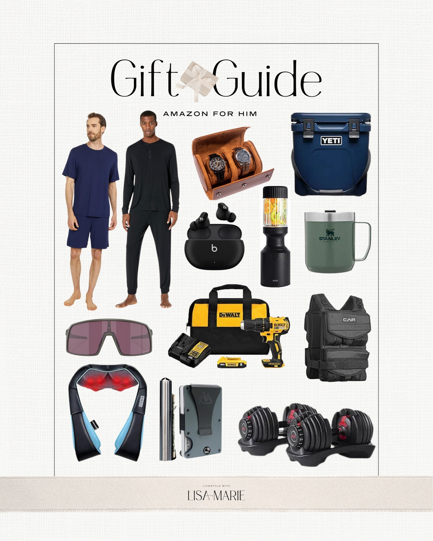 Cyber Monday gift guide for him. Christmas presents for guys. Husband, Father, Father-in-law, Brother holiday gift ideas. Amazon sale finds for men. 

#LTKHoliday #LTKGiftGuide #LTKCyberWeek
