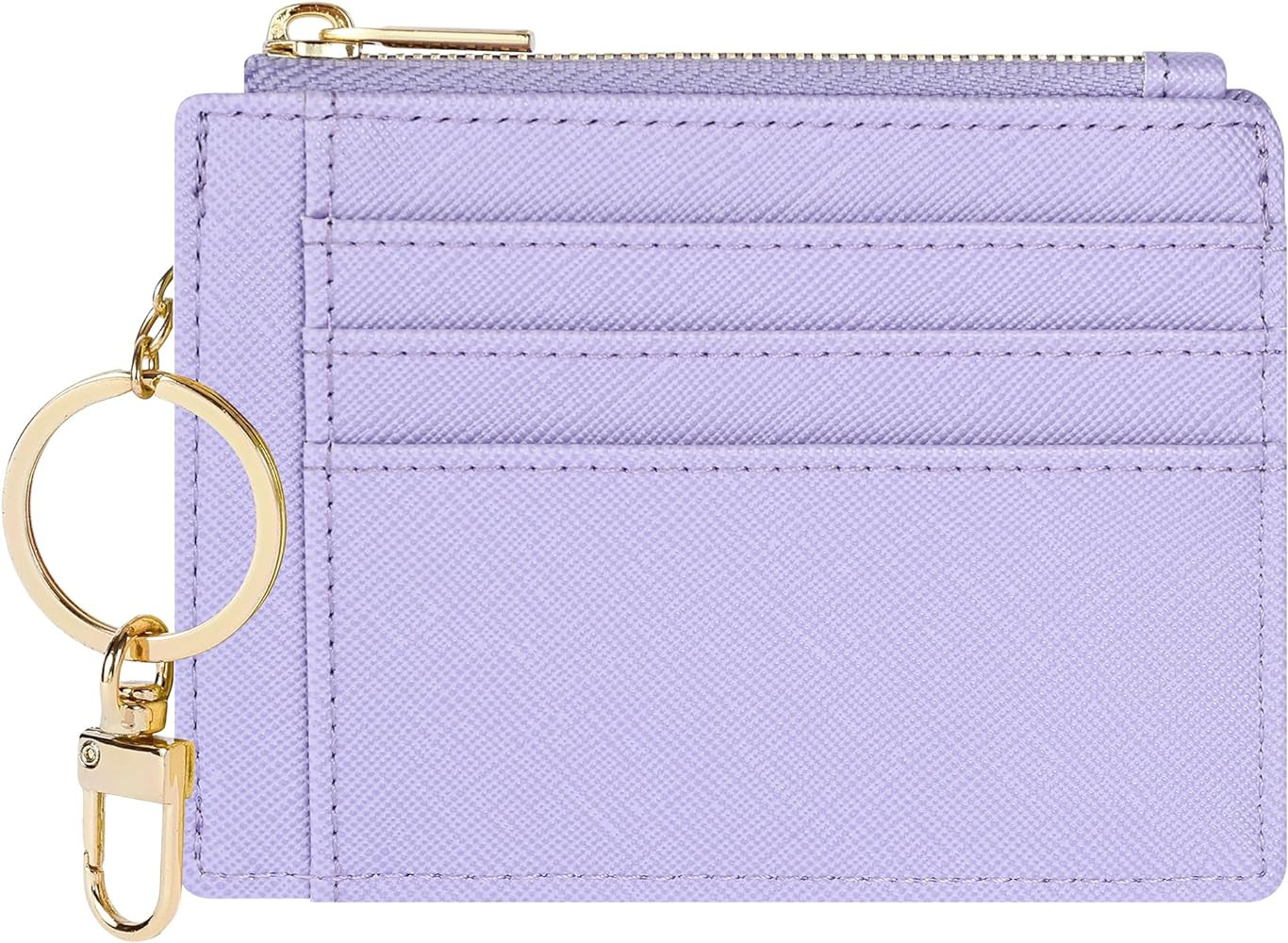 Sodsay Card Case Slim Front Pocket Wallet for Women Credit Card Holder with Keychain | Amazon (US)