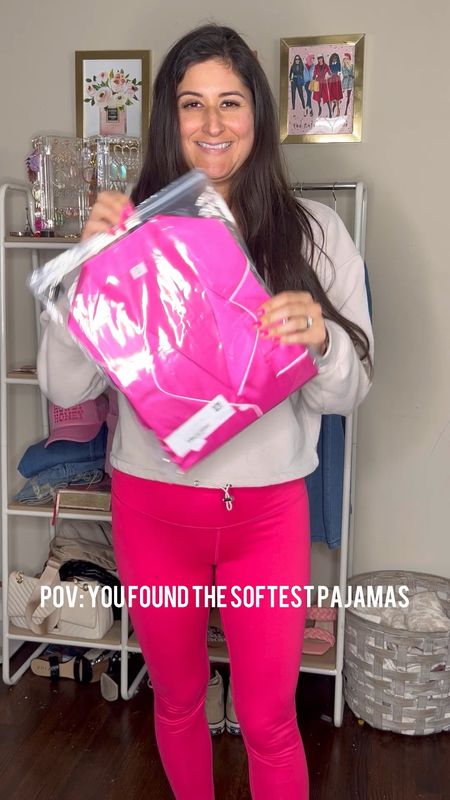 The softest pajamas!! They are satin and they come in a lot of colors as well. 

#LTKHome #LTKTravel #LTKSeasonal