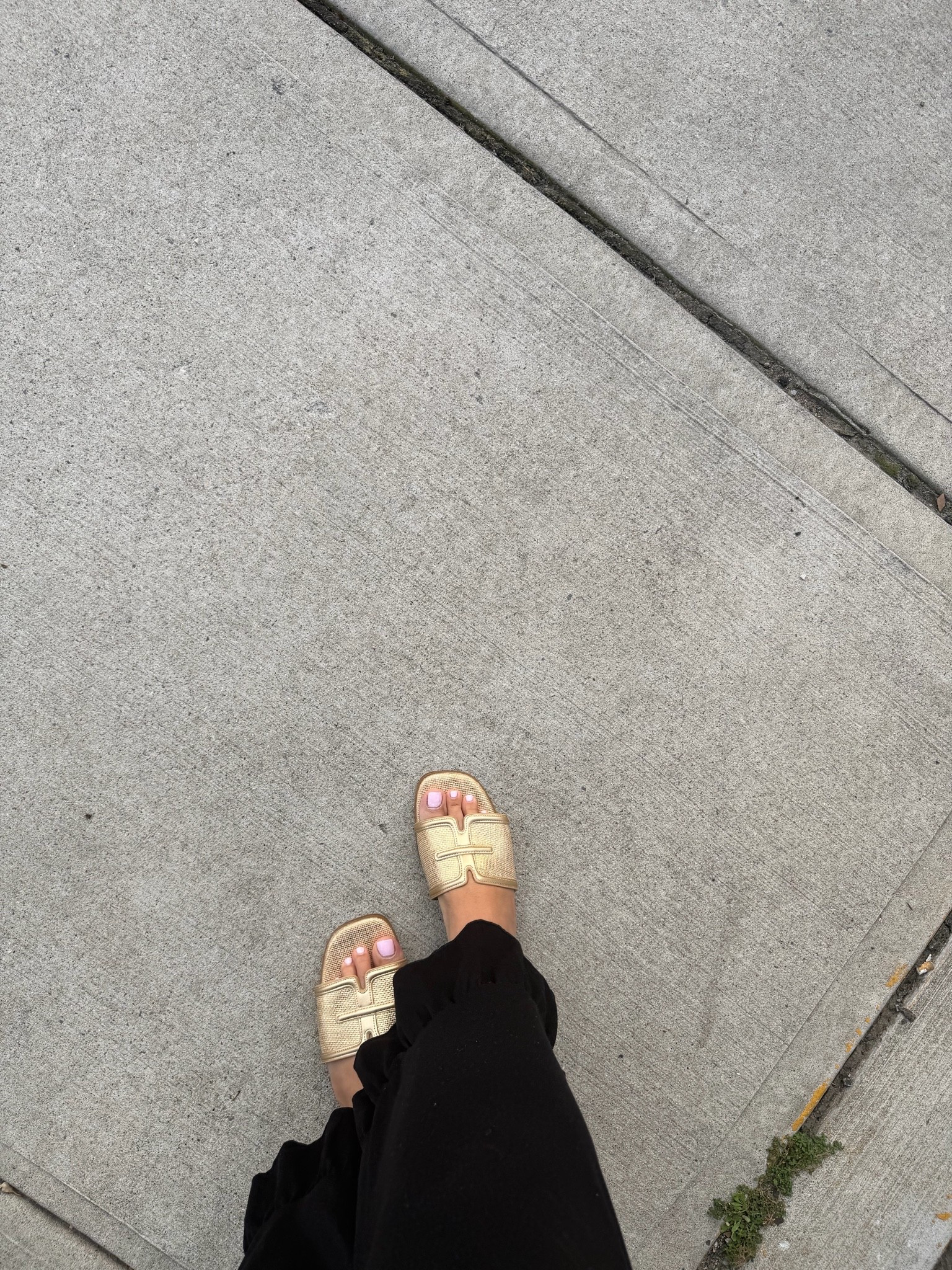 Love me a gold slipper for the summer