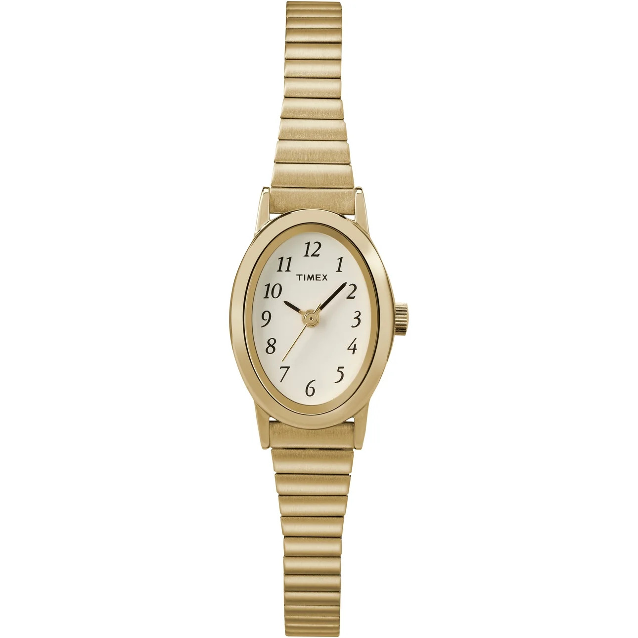 Timex Women's Cavatina Gold-Tone 18mm Classic Watch, Expansion Band | Walmart (US)