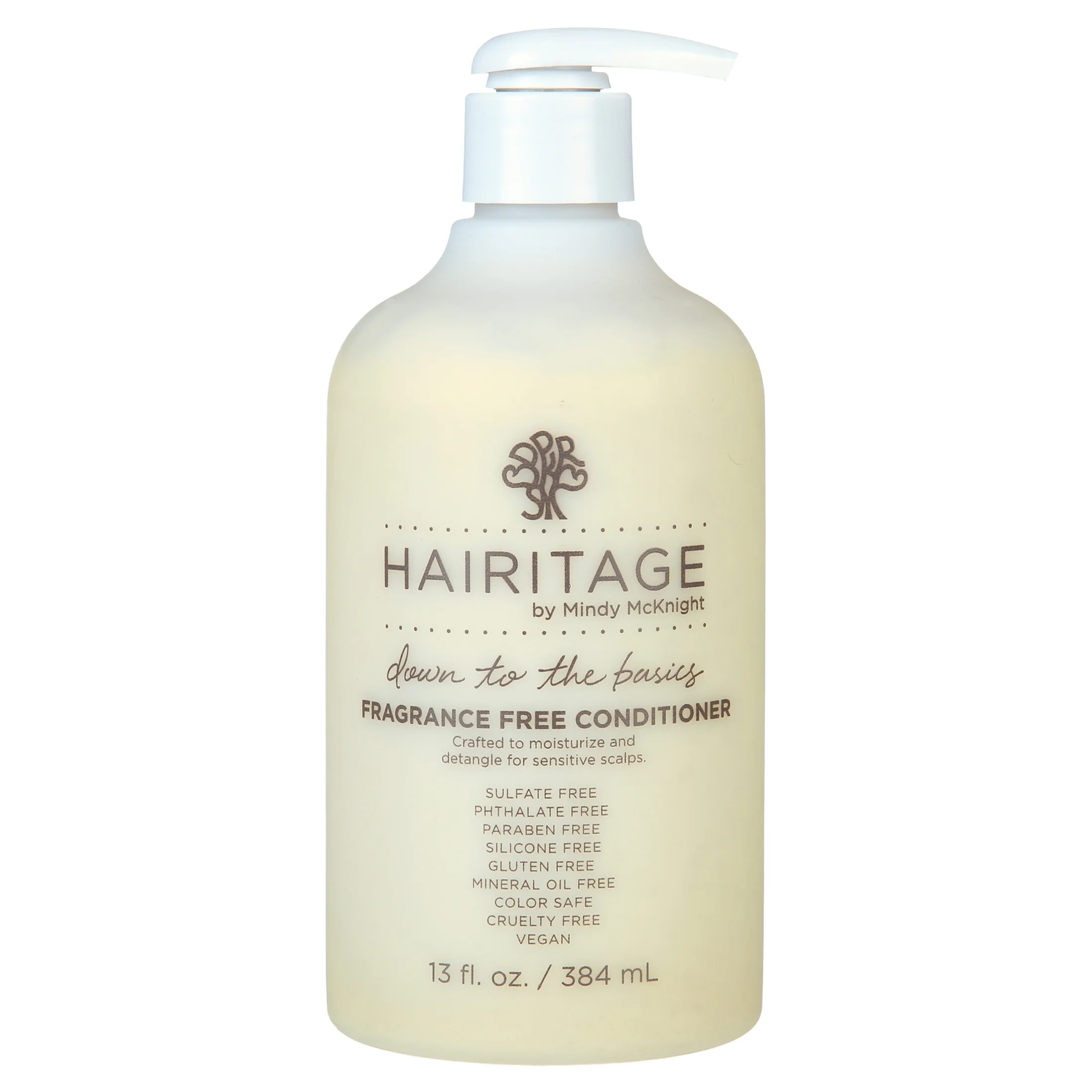 Hairitage Fragrance Free Detangling Hair Conditioner with Vitamin E, Sulfate Free, 13 oz | Walmart (US)