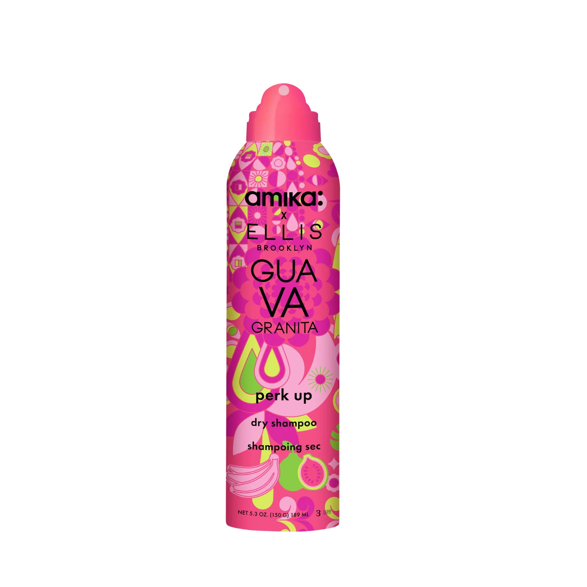 amika x Ellis Brooklyn  limited-edition perk up GUAVA GRANITA dry shampoo | amika US