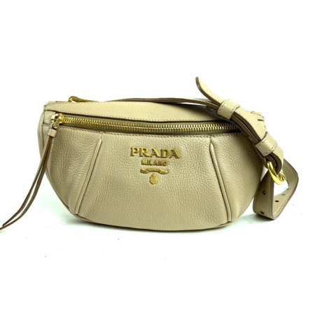 Prada Rose Beige Daino Belt Bag Leather Waist Pouch Fanny Pack 3prada610 | Walmart (US)