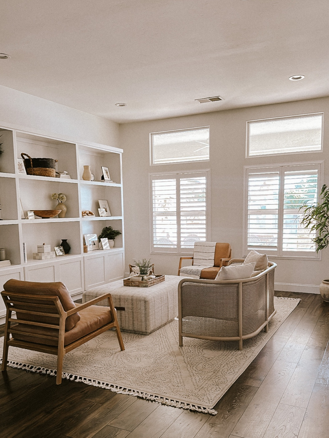 Leather chairs are from Article but linked similar ones! 

#LTKhome