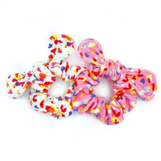 Packed Party 'Wet Hair Don't Care'  Microfiber Moisture-Wicking Scrunchies, 2 Ct. - Walmart.com | Walmart (US)