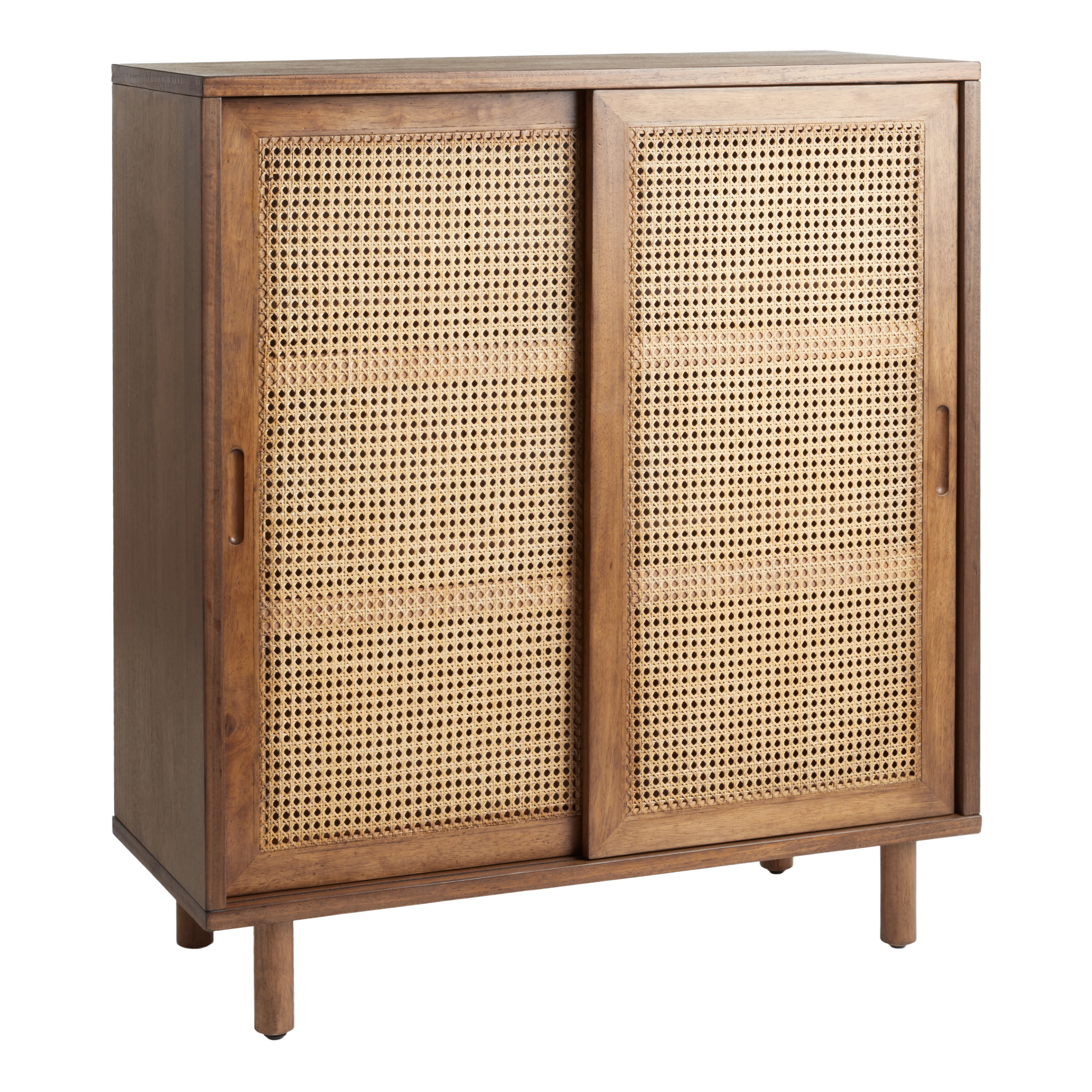 Gustav Short Vintage Acorn and Cane Bookshelf | World Market