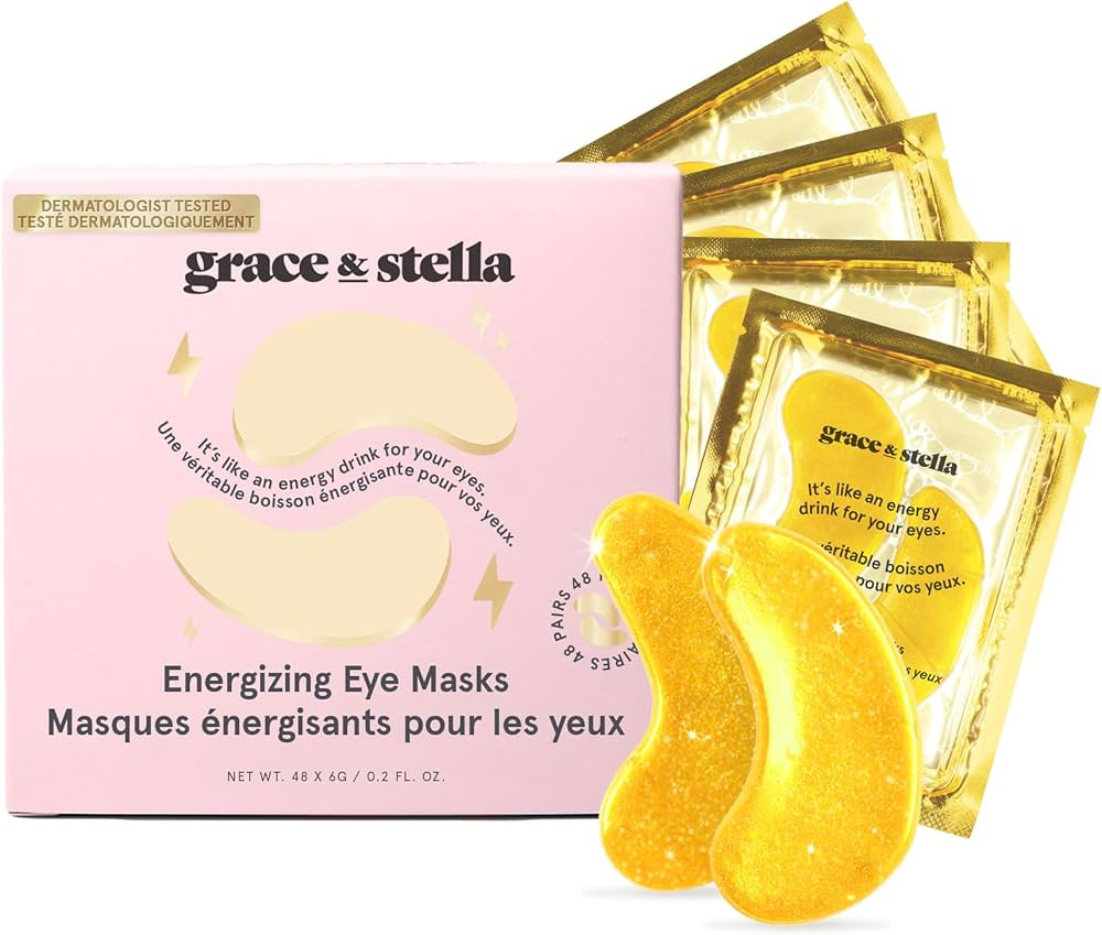 grace and stella Under Eye Mask - Reduce Dark Circles, Puffy Eyes, Undereye Bags, Wrinkles - Gel ... | Amazon (CA)