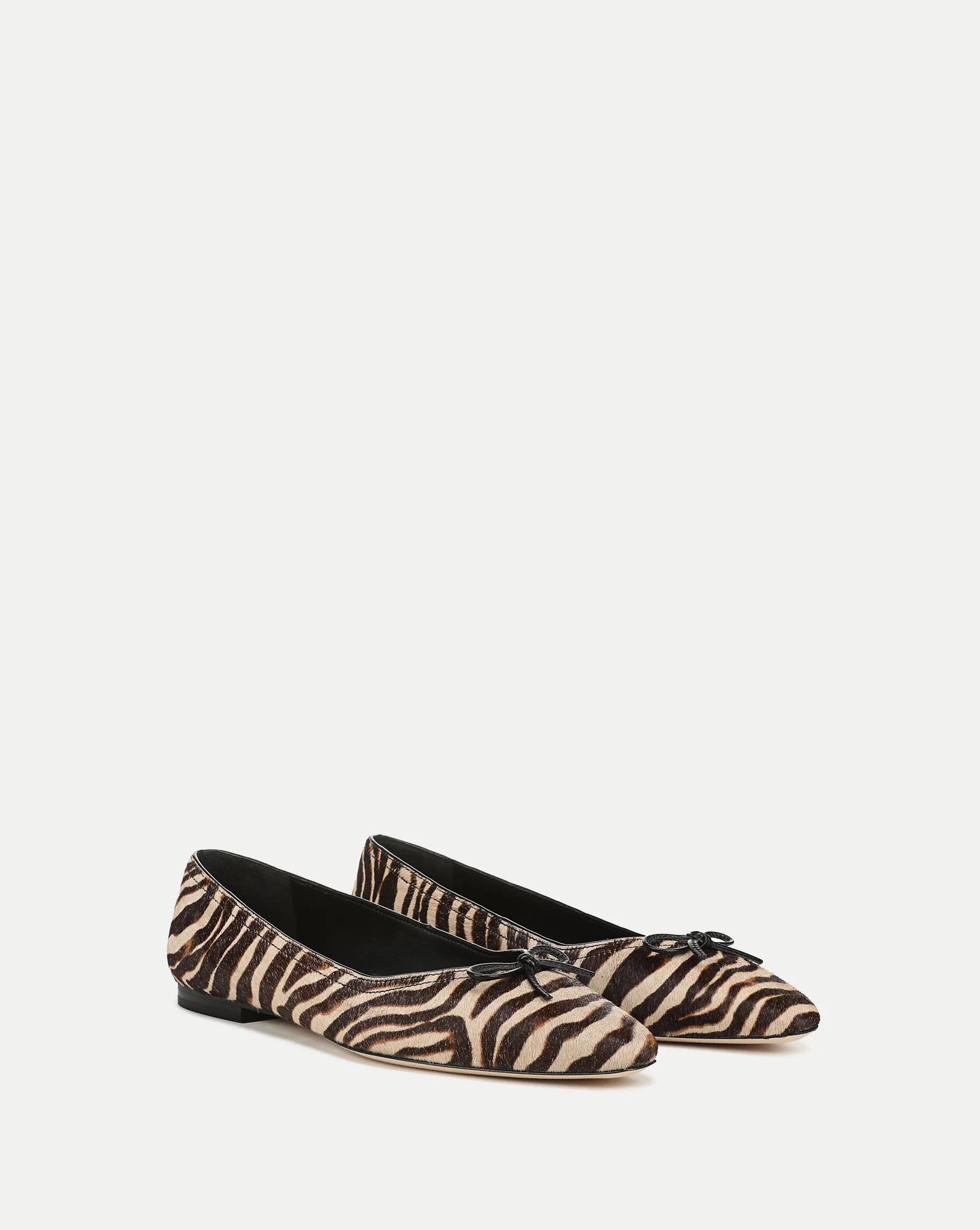 Cailey Calf Hair Flat in Ziger | Veronica Beard | Veronica Beard