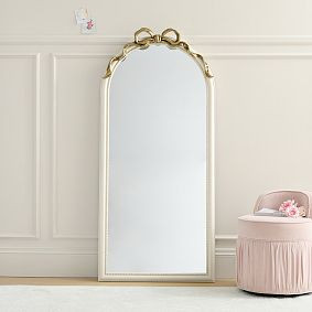 LoveShackFancy Bow Oversized Floor Mirror (29.5"x65") | Pottery Barn Teen