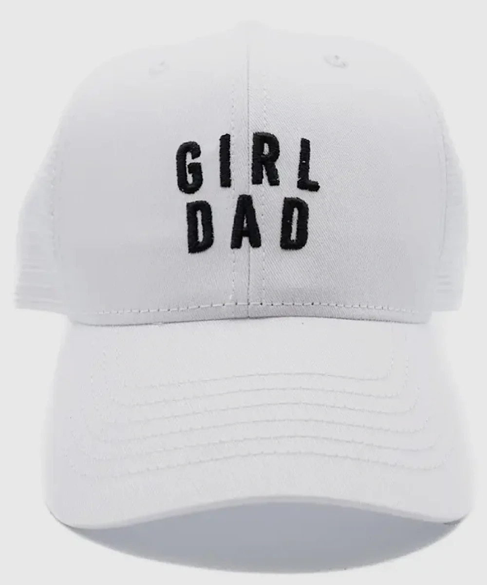 Girl Dad Hat (White) | Bump City Nashville