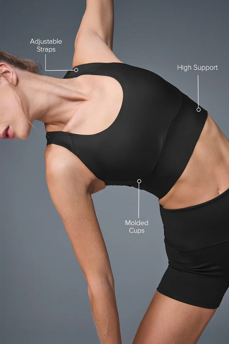 Airlift Empower Bra - Black | Alo Yoga (US)