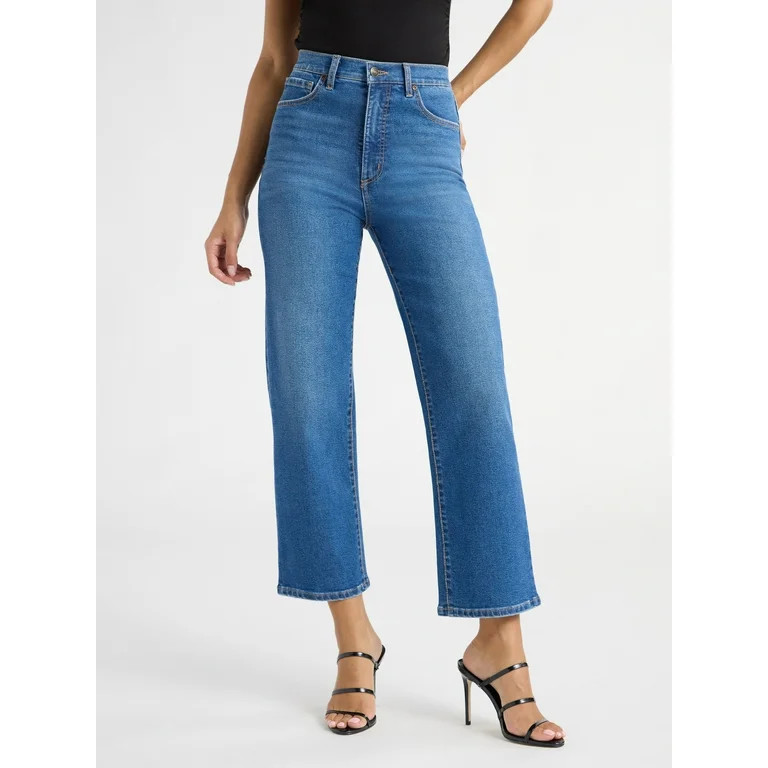 Sofia Jeans Women's and Women's Plus Lana Relaxed High Rise Jeans, 26" Inseam, Sizes 0-28W | Walmart (US)