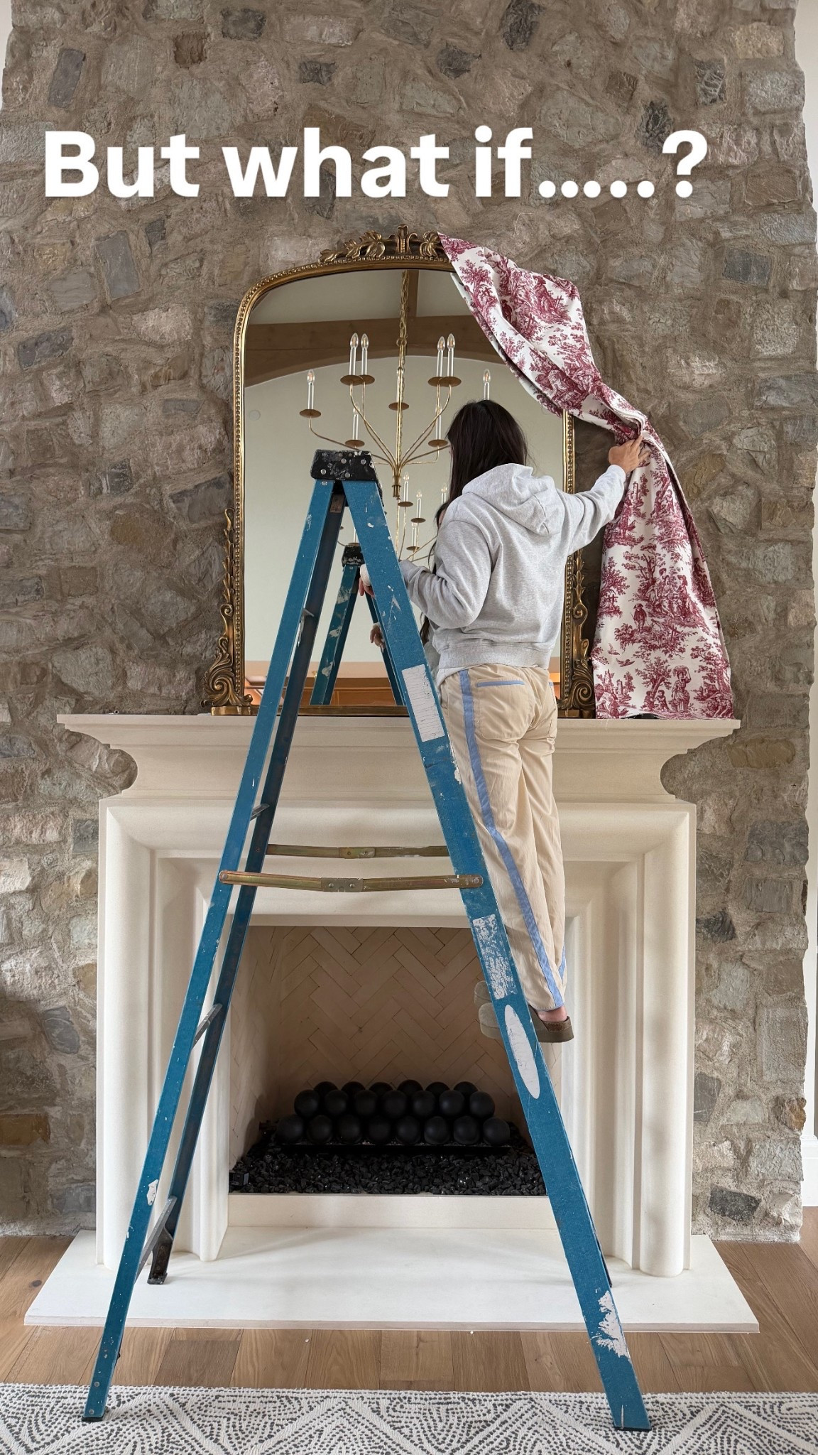 My good mirror comes in 3 sizes mine is 5ft
My gold chandeliers 
Fire cannons 


#LTKHome #LTKHoliday