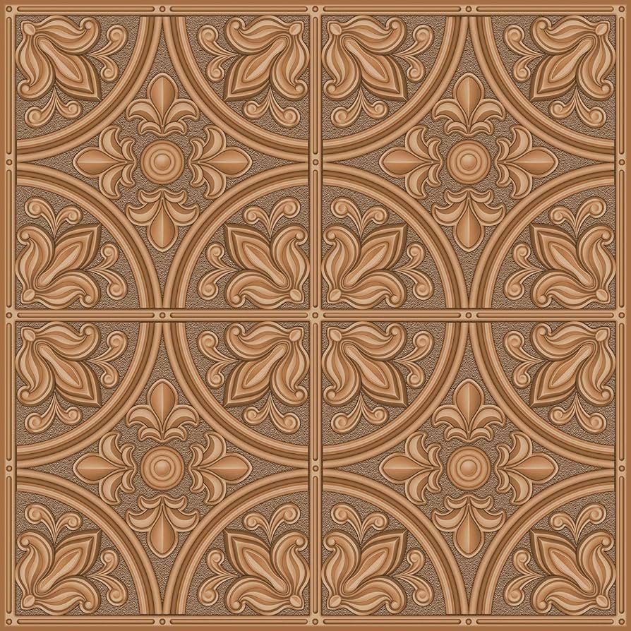 RoomMates TIL4873FLT StickTiles Copper Tin Peel and Stick Tile Backsplash | Amazon (US)