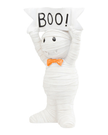 16in Mummy With Boo Banner Decor | TJ Maxx