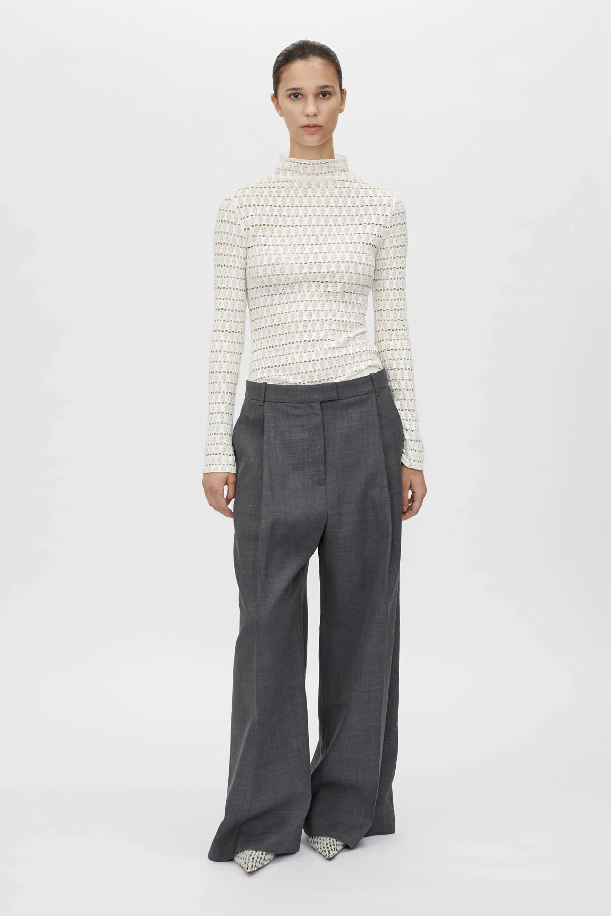 Seidler Wool Pant in Dark Charcoal - CAMILLA AND MARC® C&M | CAMILLA AND MARC (ANZ)
