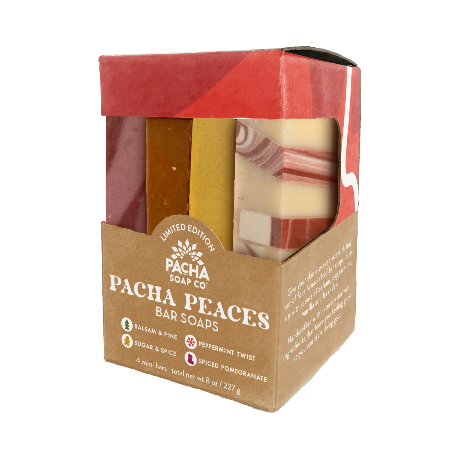 Pacha Peaces Bar Soap Variety Pack - Holiday Collection | Grove