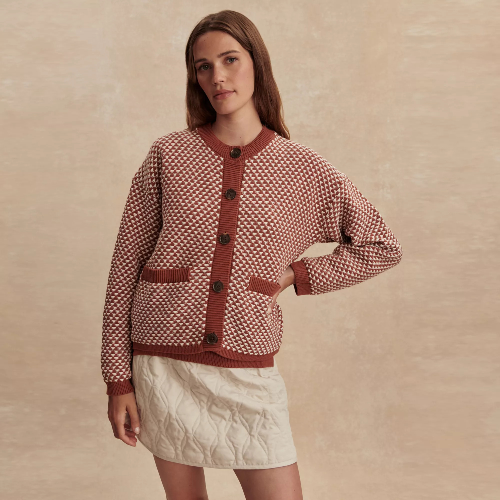 Varley Women's Elmwick Knit Jacket, XL, Maple | DICK'S Sporting Goods