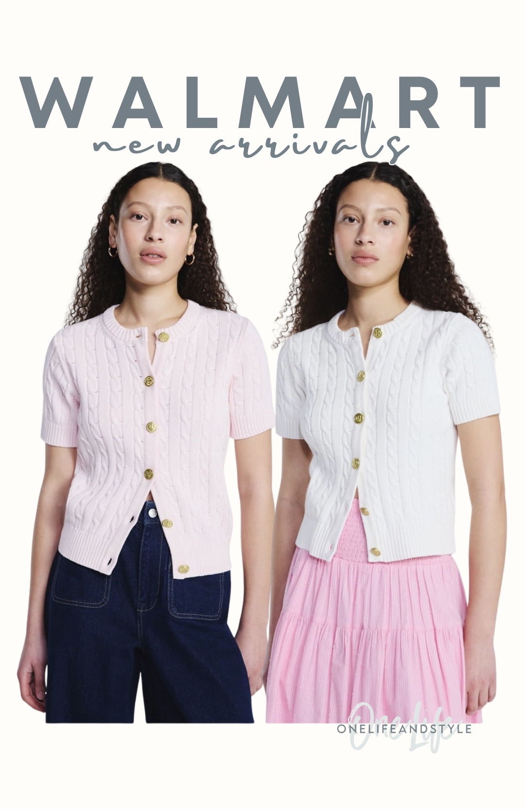 Walmart new arrival - short sleeve cardigan sweater  

#LTKSeasonal