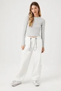 Cropped Long-Sleeve Top | Forever 21 (US)