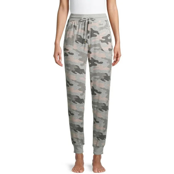 Secret Treasures Women's and Women's Plus Hacci Pajama Joggers | Walmart (US)