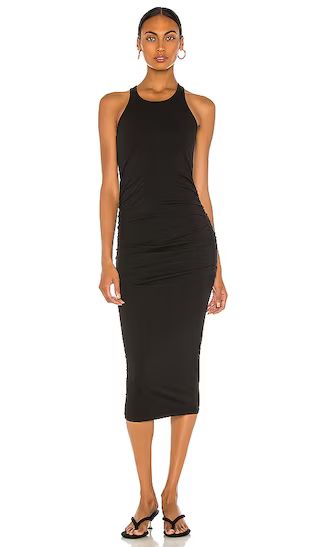 Racerback Midi Dress in Black | Revolve Clothing (Global)