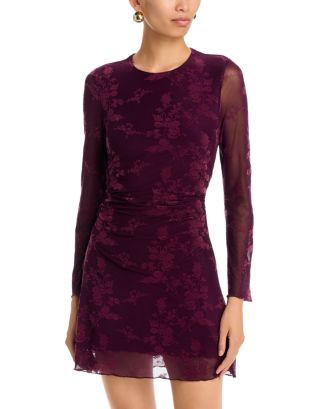 Floral Jacquard Mesh Mini Dress - Exclusive | Bloomingdale's (US)