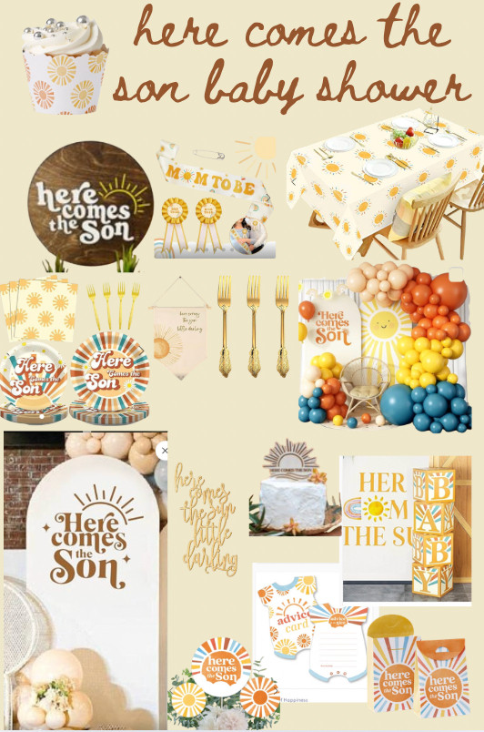 Planning a “Here Comes the Son” baby shower? This sunny, boho-inspired theme is perfect for mamas-to-be. Find décor ideas, balloon garlands, signs, invitations, table setup inspo, favors, and Amazon + LTK party essentials. Aesthetic neutral colors, sun motif details, and easy baby shower hosting ideas. Save this for your baby shower planning!

#HereComesTheSonBabyShower #BabyShowerIdeas #BabyShowerTheme #SunThemeBabyShower #BohoBabyShower #NeutralBabyShower #BabyShowerDecor #BabyShowerInspo #LTKBabyShower #AmazonBabyShower #PartyPlanningIdeas #MomToBeParty #BohoPartyDecor 

 