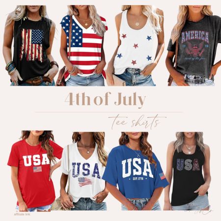 4th of July tees from Amazon. 

Summer outfit, patriotic tee, 4th of July tank, crop tee, USA shirt

#LTKstyletip #LTKSeasonal #LTKfindsunder50