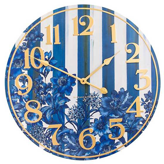 English Garden Outdoor Wall Clock | MacKenzie-Childs