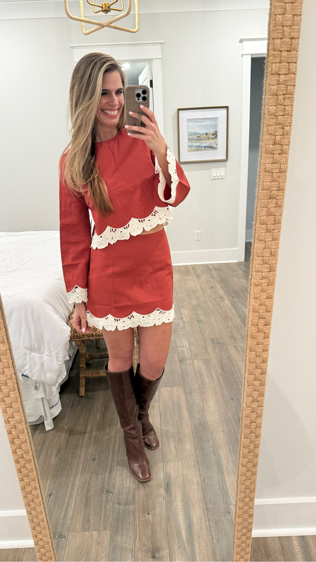 Tuckernuck top and skirt set perfect for all year round with boots or sandals. 

#LTKOver40 #LTKSaleAlert