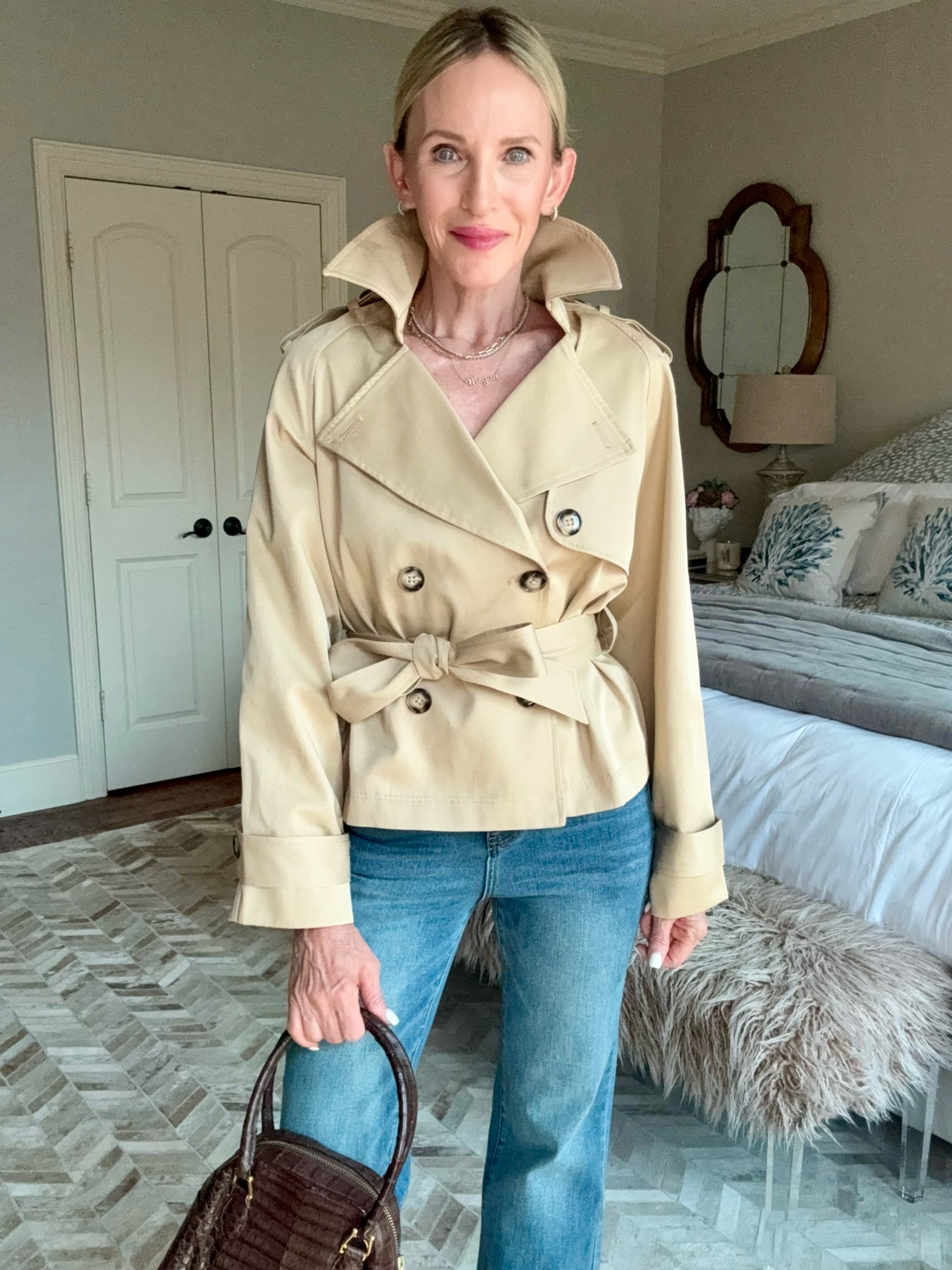 The perfect cropped trench coat! Only $75 and the quality and fit is impeccable!
Big fall TREND!

#LTKFindsUnder100 #LTKStyleTip #LTKSeasonal