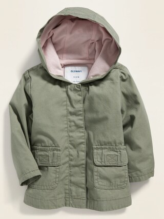 Unisex Hooded Canvas Utility Jacket for Baby | Old Navy (US)