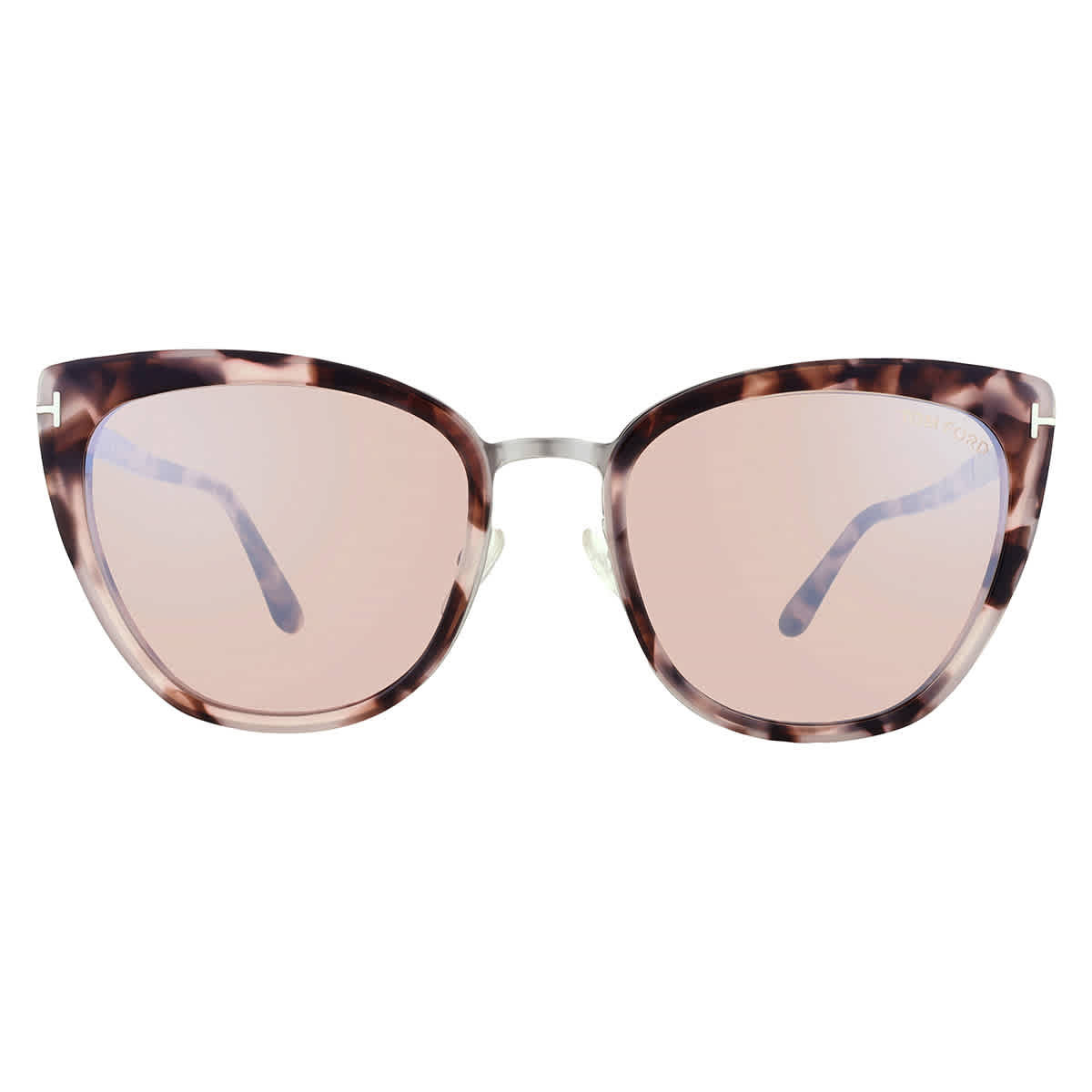 Tom Ford Simona Champagne Silver Flash Butterfly Ladies Sunglasses FT0717 55G 57 | Jomashop.com & JomaDeals.com