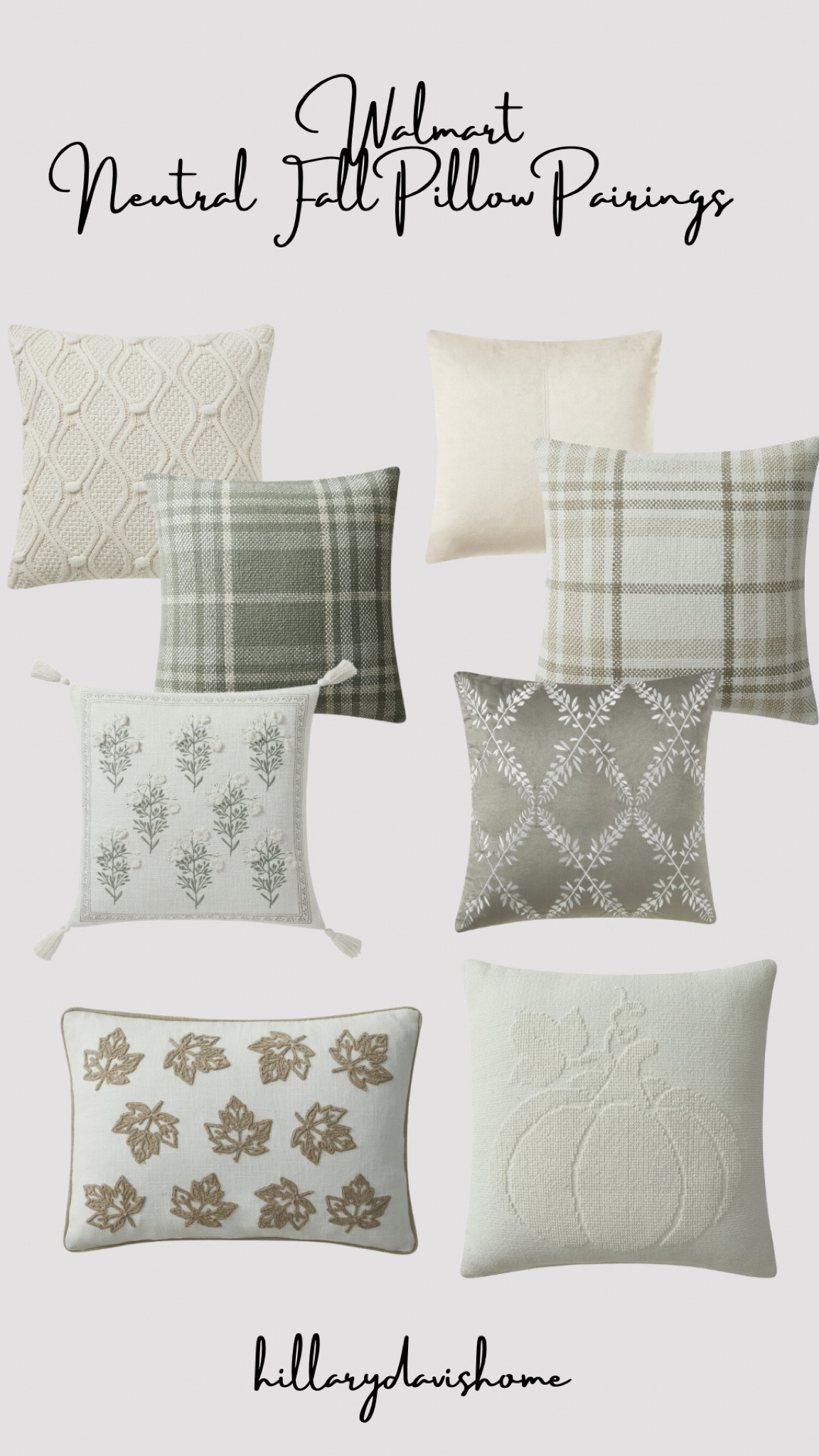 Mytexas house just launched these affordable beautiful pillow covers for fall and I am loving the textures and patterns for the season! 

Fall pillow pairings | neutral fall | Walmart fall pillows | pillow pairings | plaid pillow cover | affordable pillow covers | neutral fall pillow covers | maple leaf pillow cover | pumpkin pillow cover | embroidered pillow cover | velvet pillow cover 

#LTKSeasonal #LTKfindsunder50