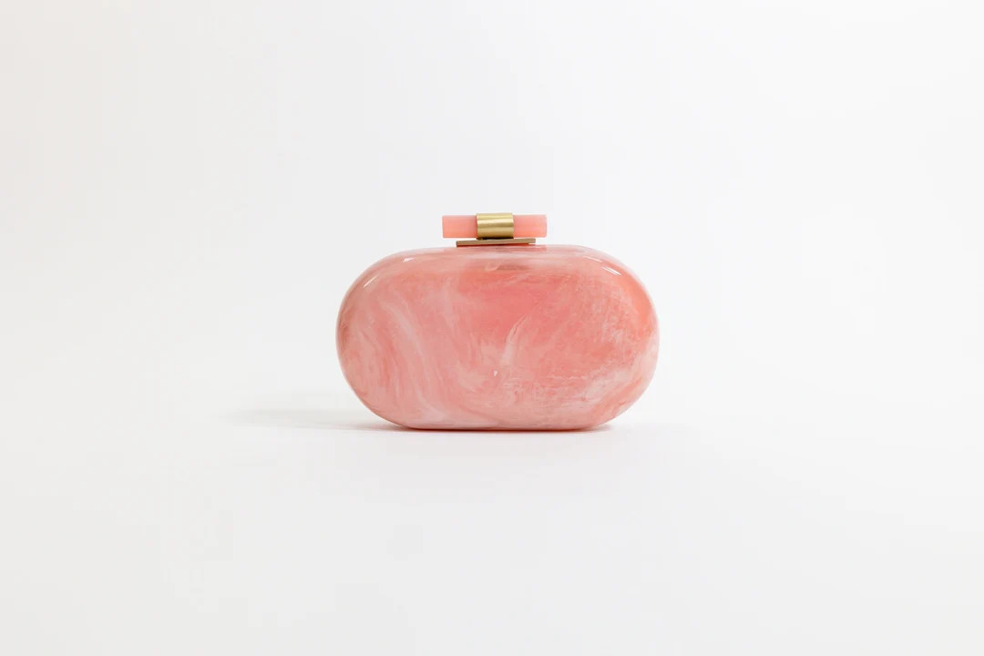Ethereal Capsule Wedding Clutch Pink - Etsy | Etsy (US)