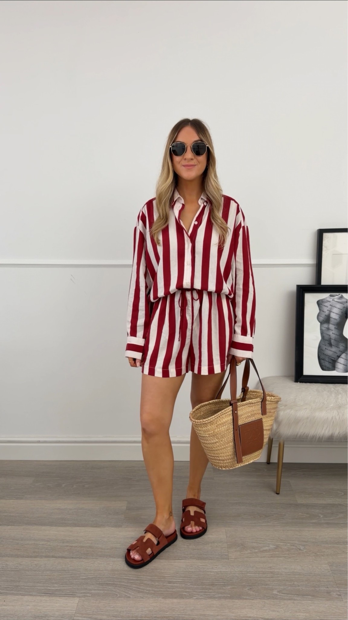 Summer holiday / vacation outfit 
Linen shirt and shorts co-ord

#LTKsummer #LTKsale #LTKtravel