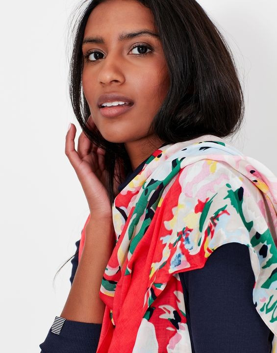 Eco Conway Lightweight Printed Scarf | Joules (US)