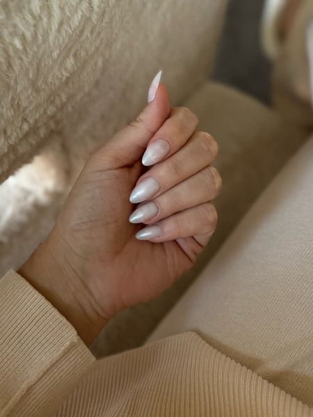 Press on nails that stay! These are the best glue on nails that I have ever worn. They stay for a week or longer depending on how hard you are on them and I am pretty hard on mine! I love this glazed color 

#LTKbeauty #LTKSeasonal #LTKstyletip