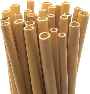 Mart Disposable Reusable Bamboo Drinking Straws 100 pcs, BPA Free, Eco-Friendly 100% Natural, Bio... | Amazon (US)