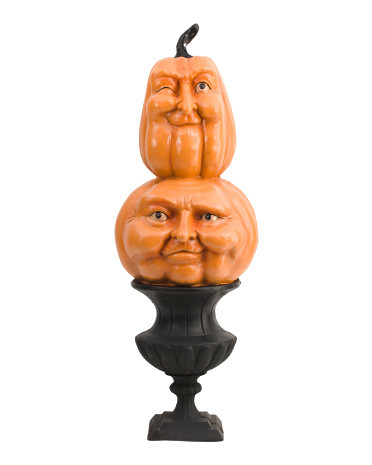38in Outdoor Safe Stacked Face Pumpkins Decor | Halloween | Marshalls | Marshalls