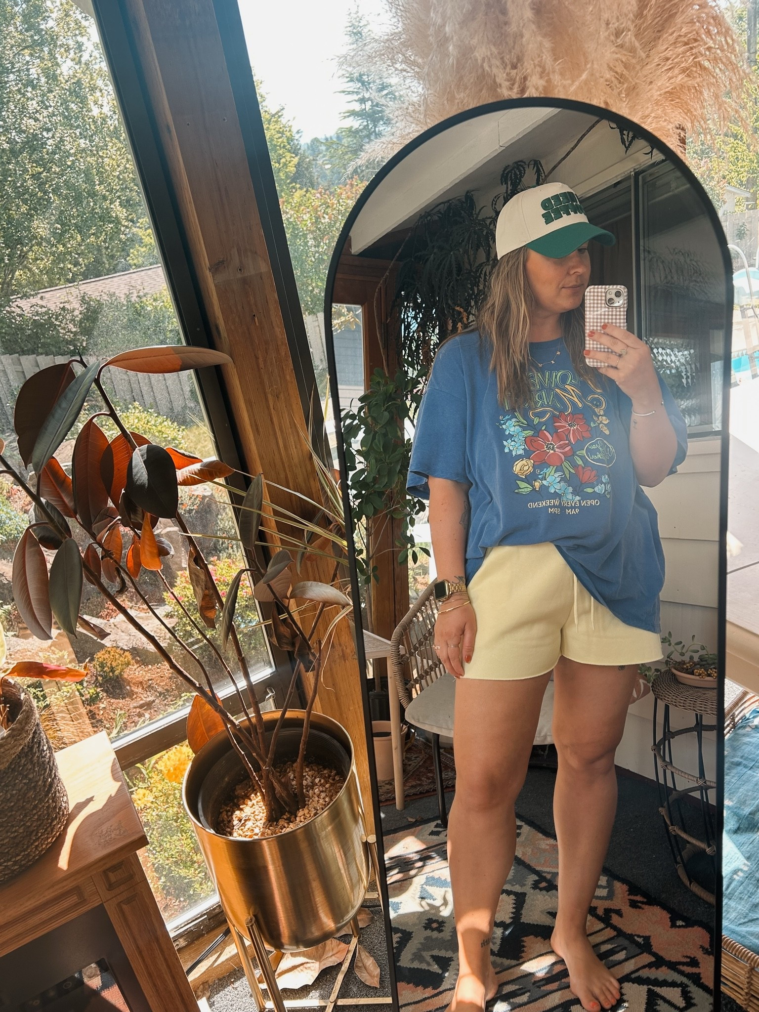 Realistic comfortable colorful mom fit covered in snot and who knows what else 🤪 clothes from Walmart hat from Etta and east

#LTKootd #LTKmomlife #LTKMidsize
