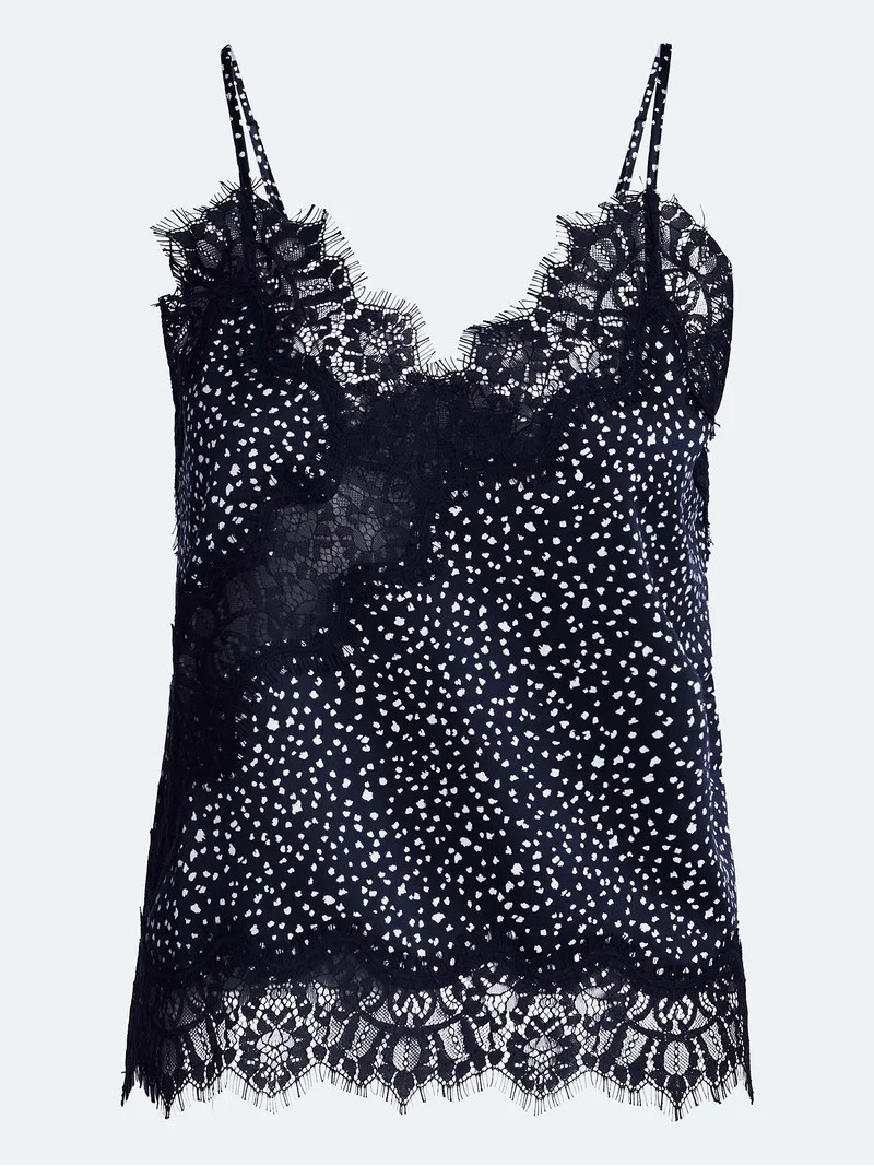 Devil Wears Prada Scoop Collection Women's Lace Trim Blouse, Sizes XS-XXL | Walmart (US)