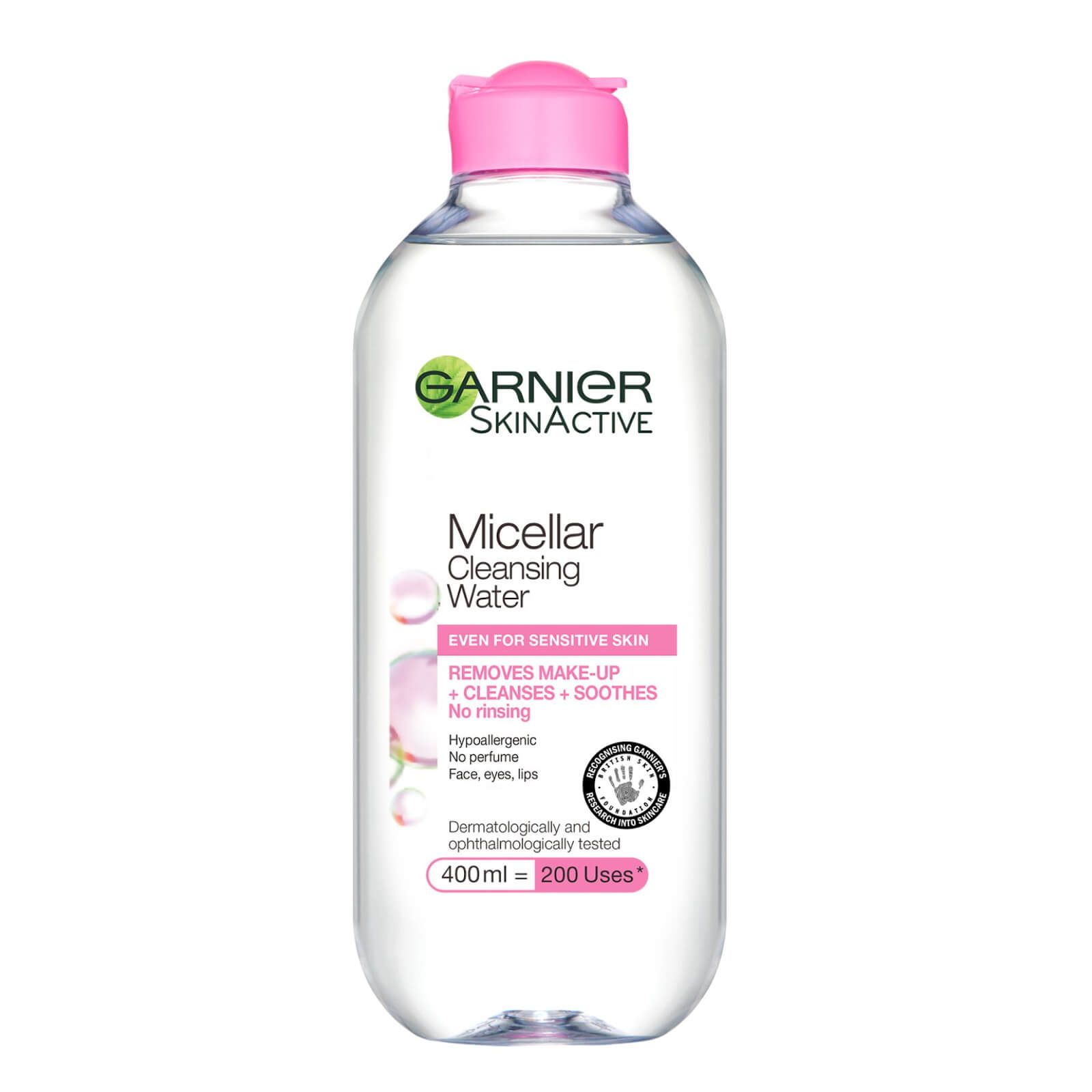 Garnier Micellar Water Facial Cleanser and Makeup Remover for Sensitive Skin 400ml | Look Fantastic (UK)
