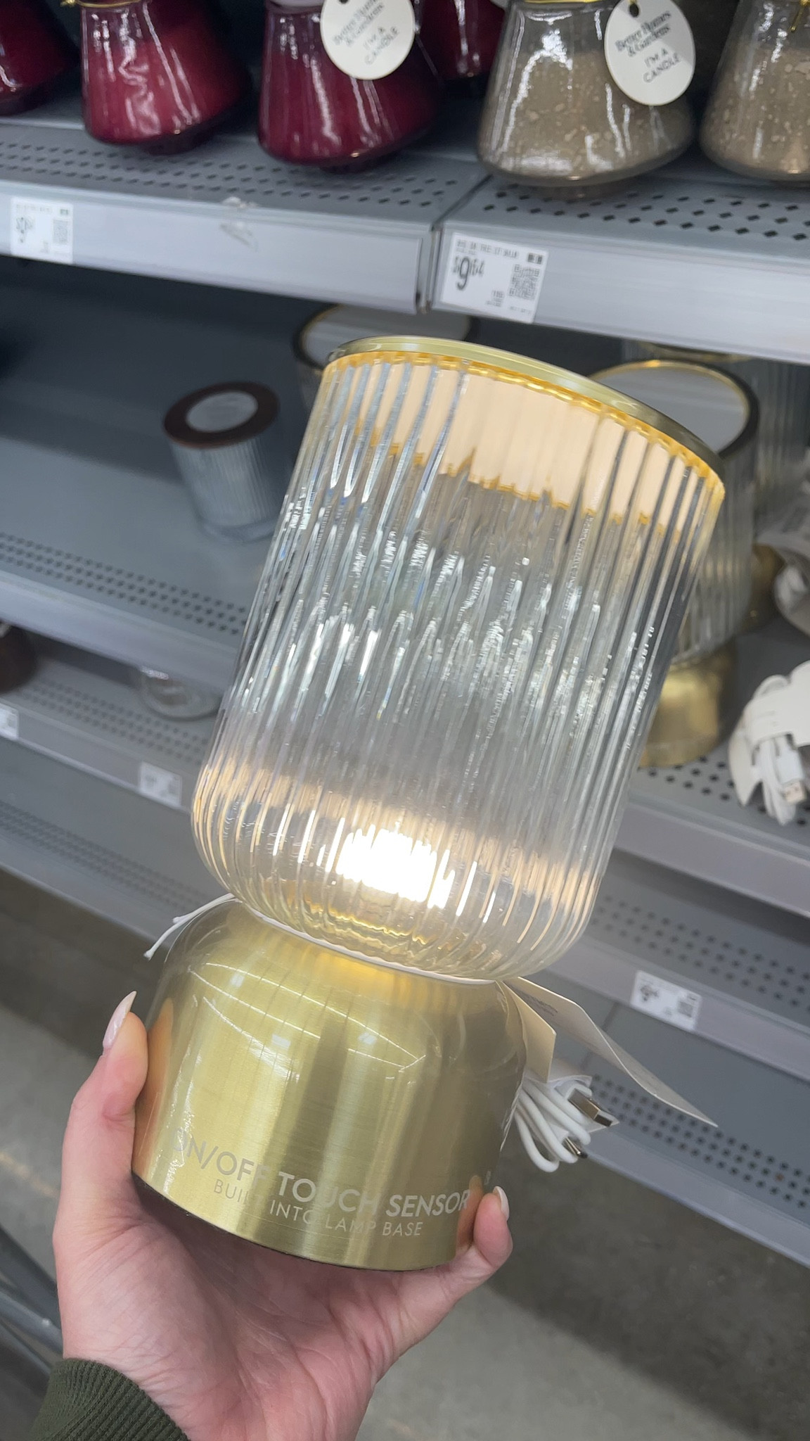 Found this super cute cordless lamp at Walmart! Just charge it and tap to turn on!  

 #LTKHome #LTKSaleAlert #LTKFindsUnder50