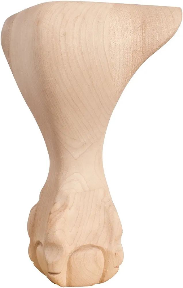 8 in. Ball and Claw Leg (Rubberwood) | Amazon (US)