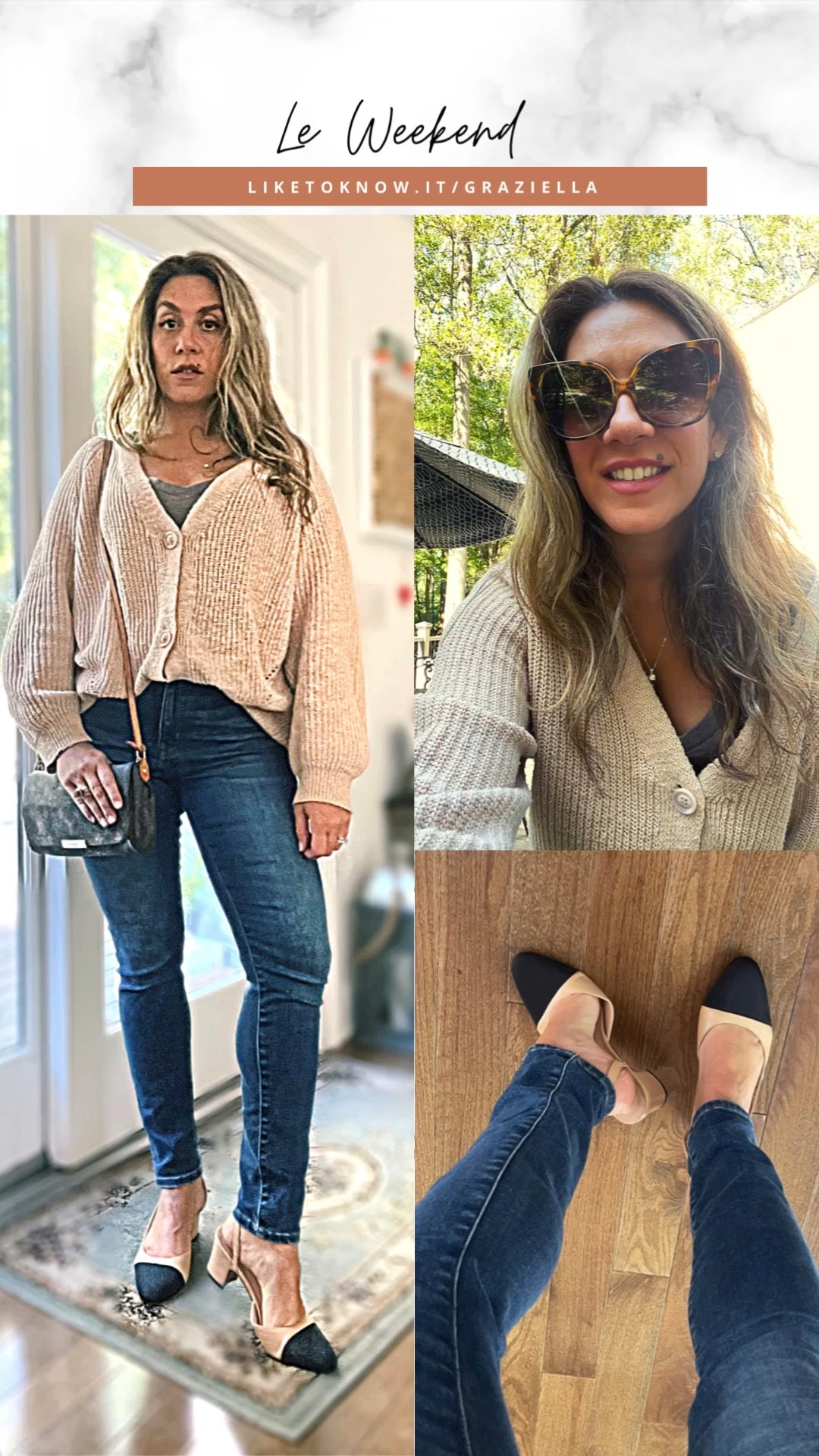 ~Le Weekend~

☕️🥐🍁💅🏼
What are you doing AND wearing this weekend?
I’m all for relaxed chic these days, and comfort is a must with kids. I like pairing denim with a light shirt and cozy cardigan in the fall. And These are my new fave shoes that are a great designer dupe, without the insane price tag and feel like a sneaker- literally. #ltkfall #ltkweekend

#LTKSeasonal #LTKstyletip